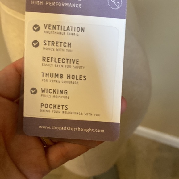 Blue and White Performance Sport Bra - Picture 9 of 9